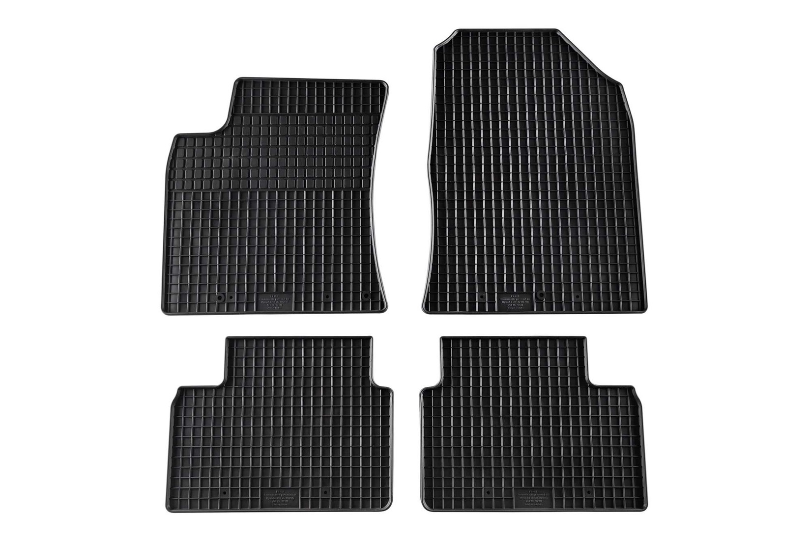 PETEX Гумени патосници за Hyundai I30 по 2017 година 4 дела црни M003