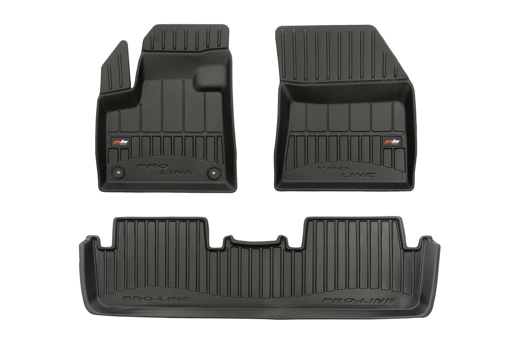 FROGUM 3D Гумени патосници за Citroen DS7 Crossback по 2019 година 3 дела црни