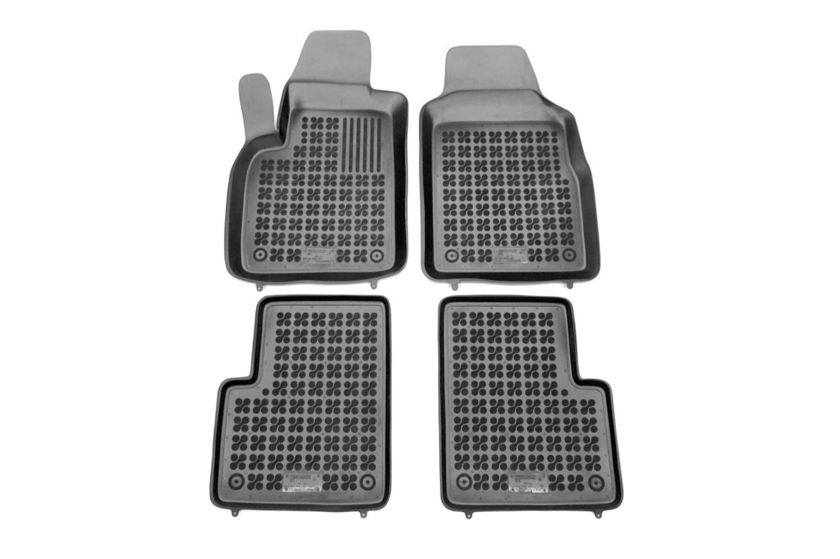 REZAW-PLAST Гумени патосници за Fiat 500 по 2007 година 4 дела црни