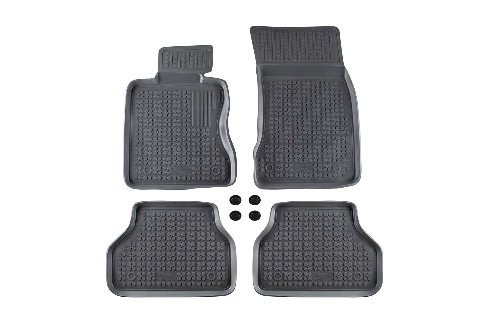 REZAW-PLAST Гумени патосници за BMW серија 5 E60 седан E61 караван 2003-2010 4 дела сиви