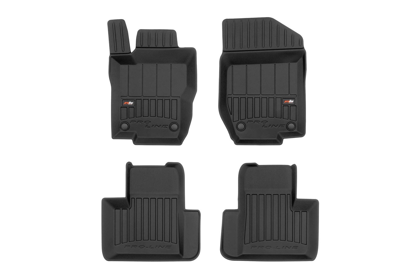 FROGUM 3D Гумени патосници за Mercedes GL X164 2006-2012 7 места 4 дела црни