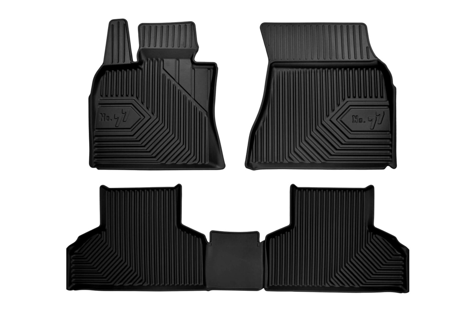 FROGUM 2.5D Гумени патосници модел 77 за BMW X5 F15 2013-2018 3 дела црни