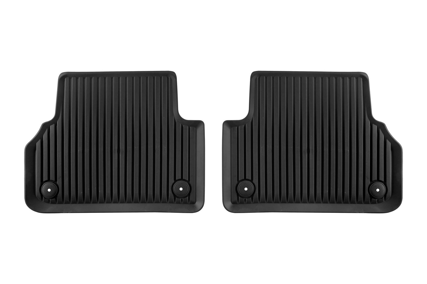 VW AG Задни Гумени патосници за Audi A4 по 2015 година 2 дела црни