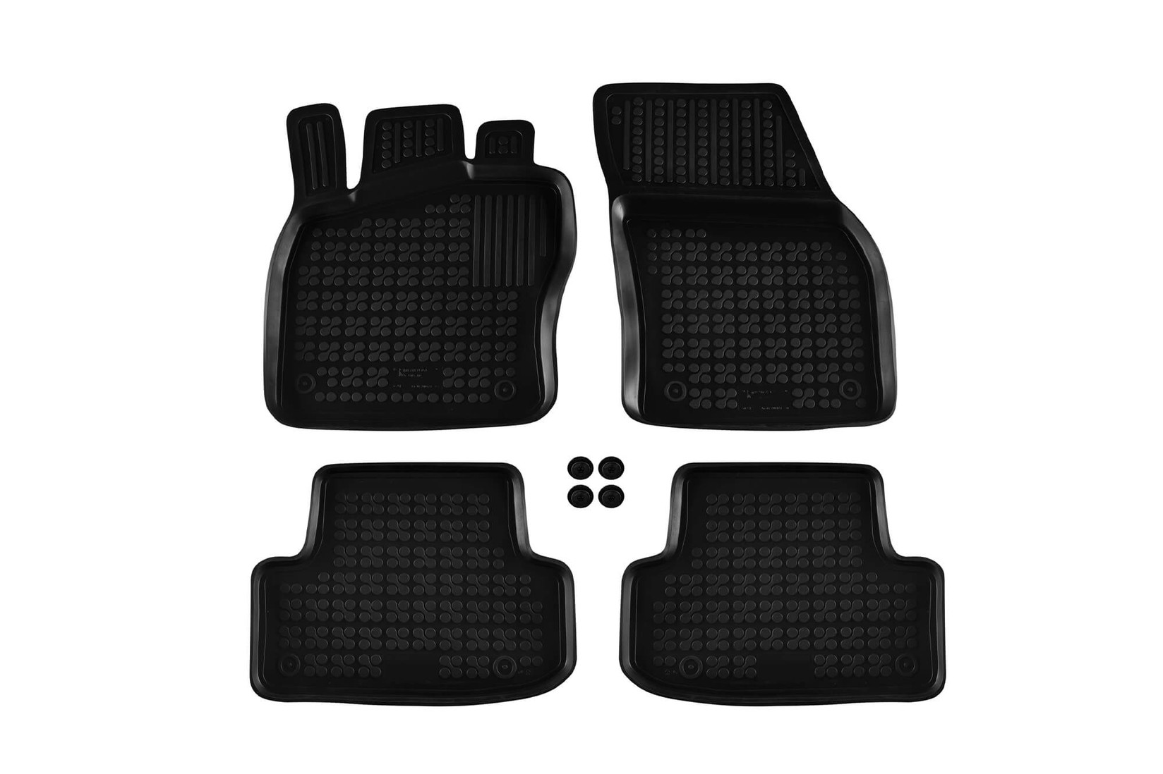 REZAW-PLAST Гумени патосници за VW Т-Roc по 2017 година 4 дела црни