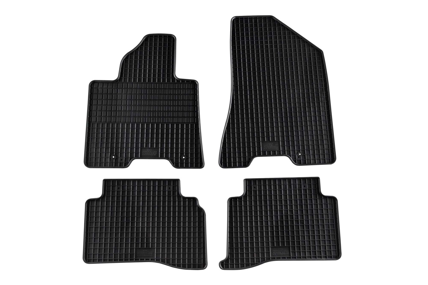 PETEX Гумени патосници за Kia Sportage по 2015 година 4 дела црни M003