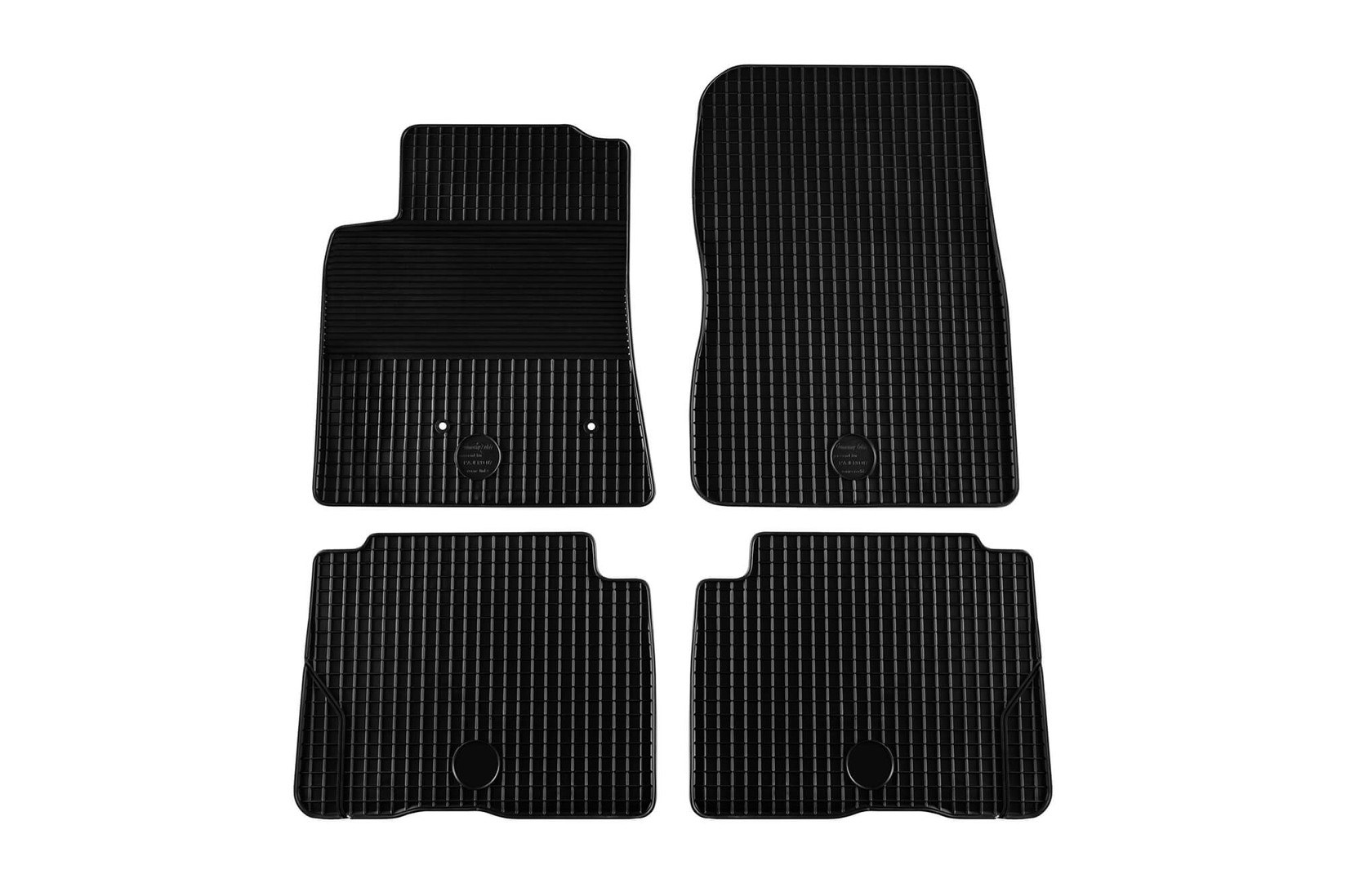 GUMARNY ZUBRI Гумени патосници за Mitsubishi Pajero по 2007 година 4 дела црни