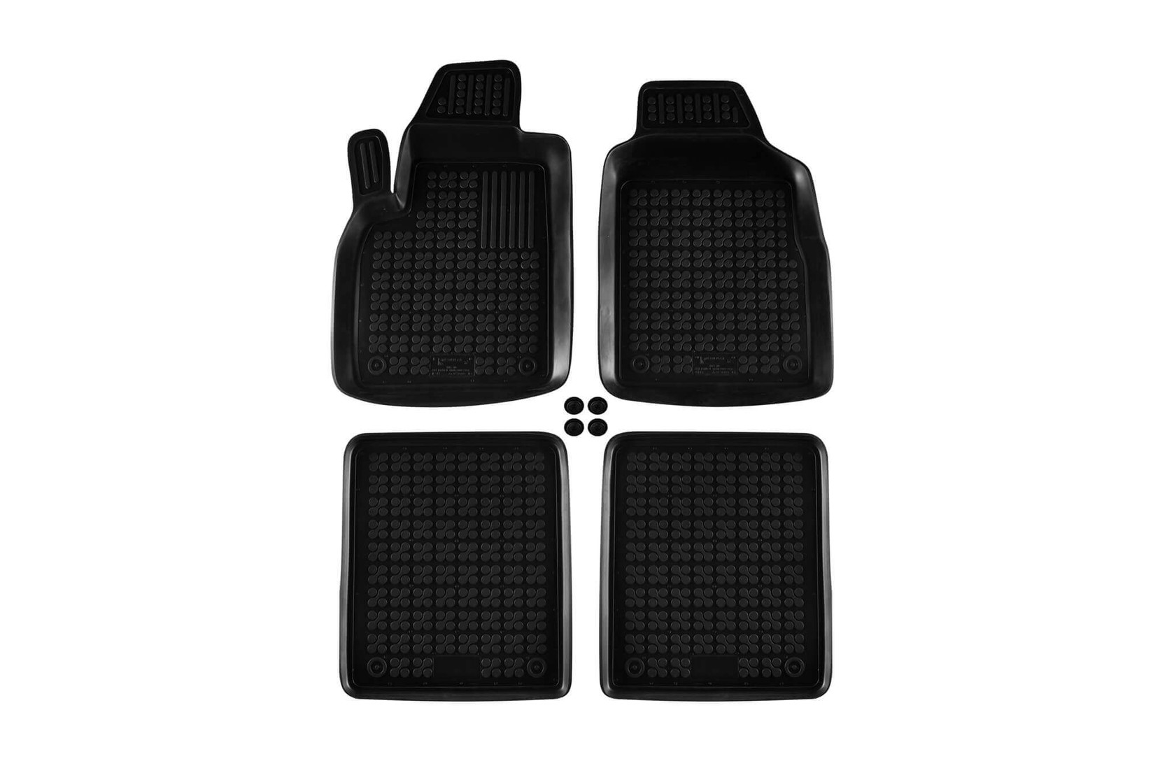 REZAW-PLAST Гумени патосници за Fiat Panda 2003-2012 4 дела црни
