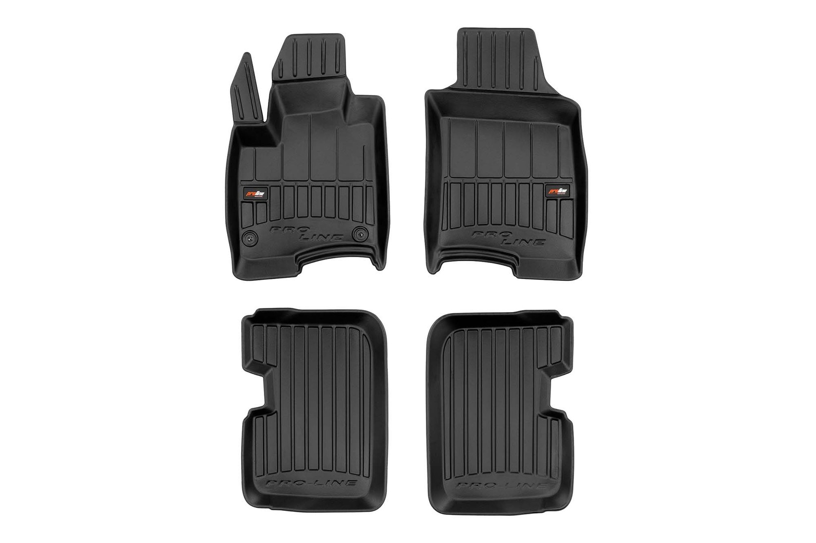 FROGUM 3D Гумени патосници за Fiat Panda 3 по 2011 година 4 дела црни