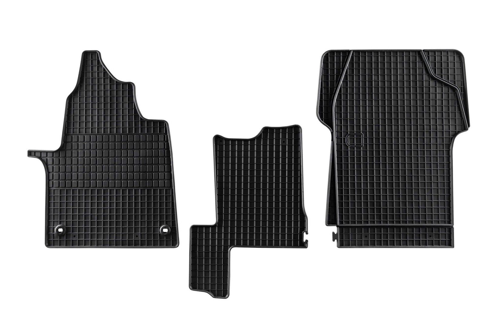 PETEX Гумени патосници за Peugeot Expert Traveller Citroen Jumpy Spacetourer Toyota Proace Proace Verсо Fiat Scudo 3 дела