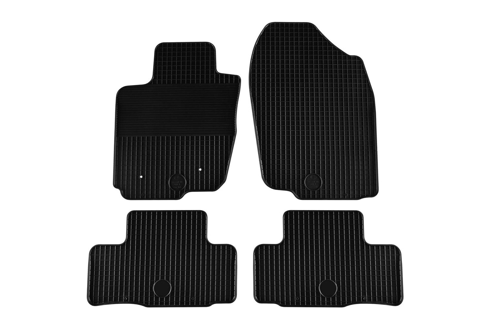 GUMARNY ZUBRI Гумени патосници за Toyota Rav4 2006-2012 4 дела црни