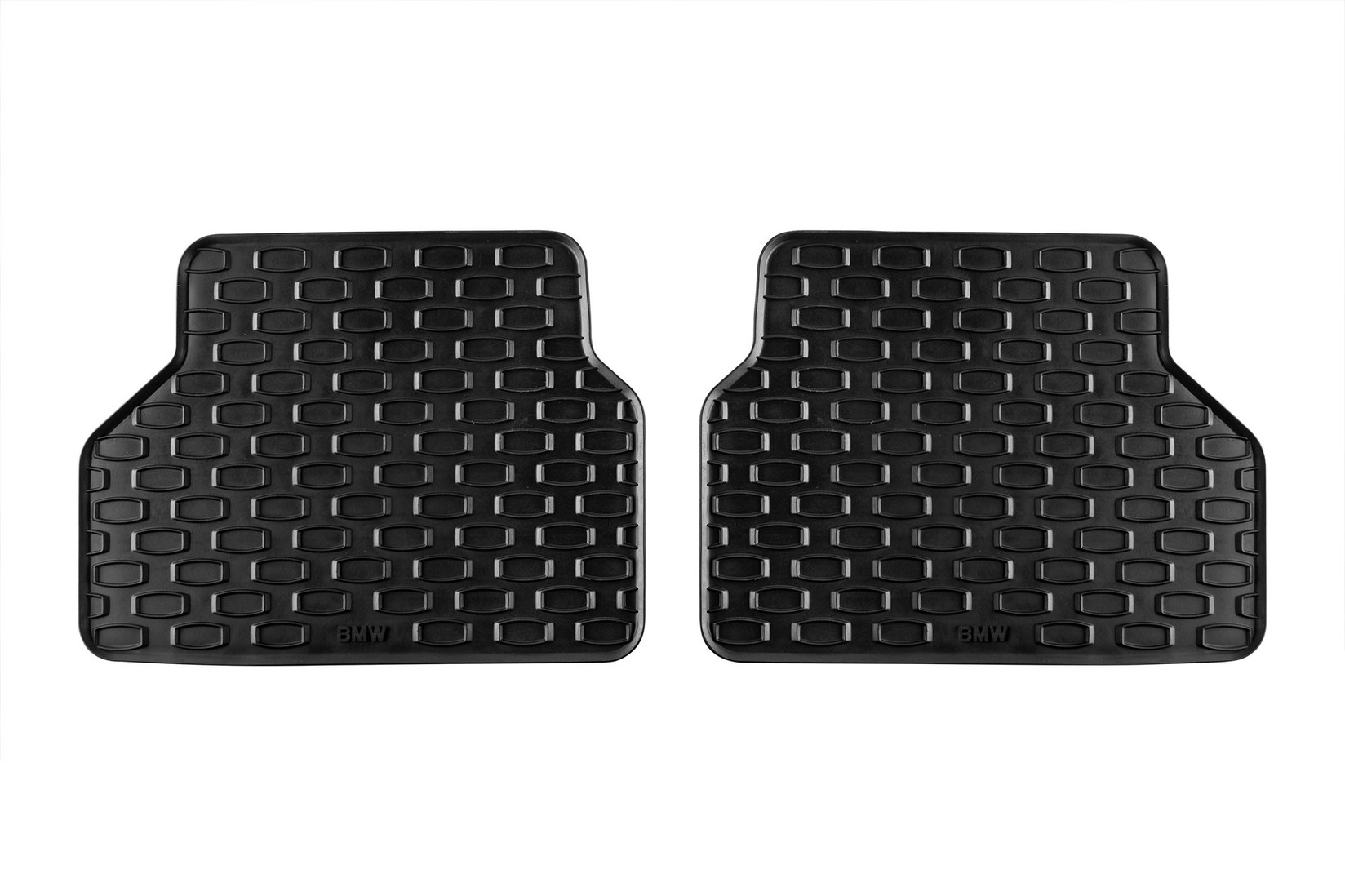 BMW Задни Гумени патосници за BMW серија 5 E60 седан E61 караван 2003-2010 2 дела црни