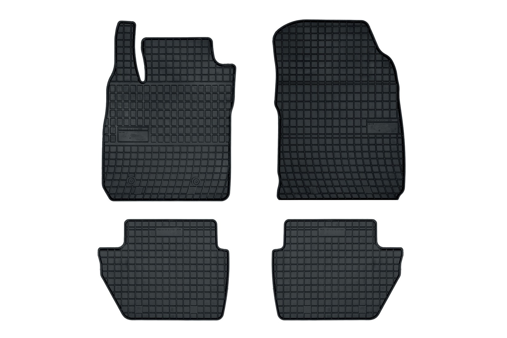 FROGUM Гумени патосници за Ford Ecosport по 2017 година 4 дела црни