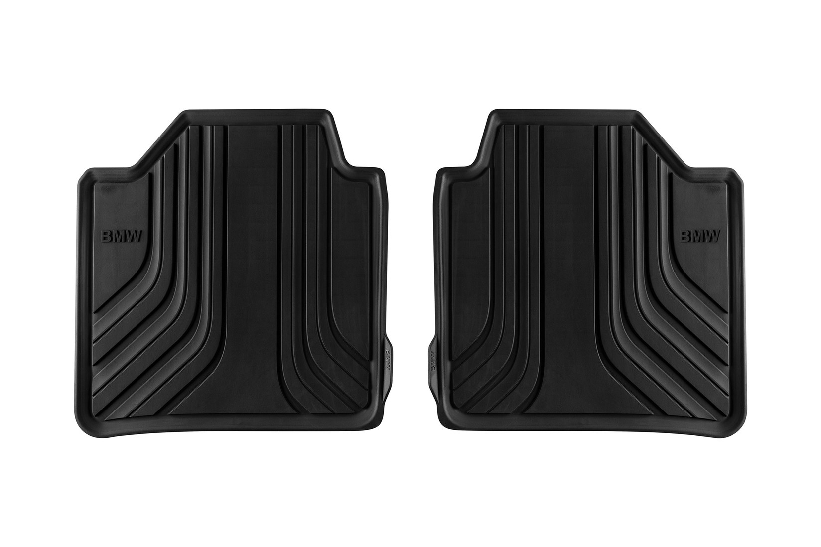 BMW Задни Гумени патосници за BMW серија 3 F34 GT 2013-2016 X-Drive 2 дела црни