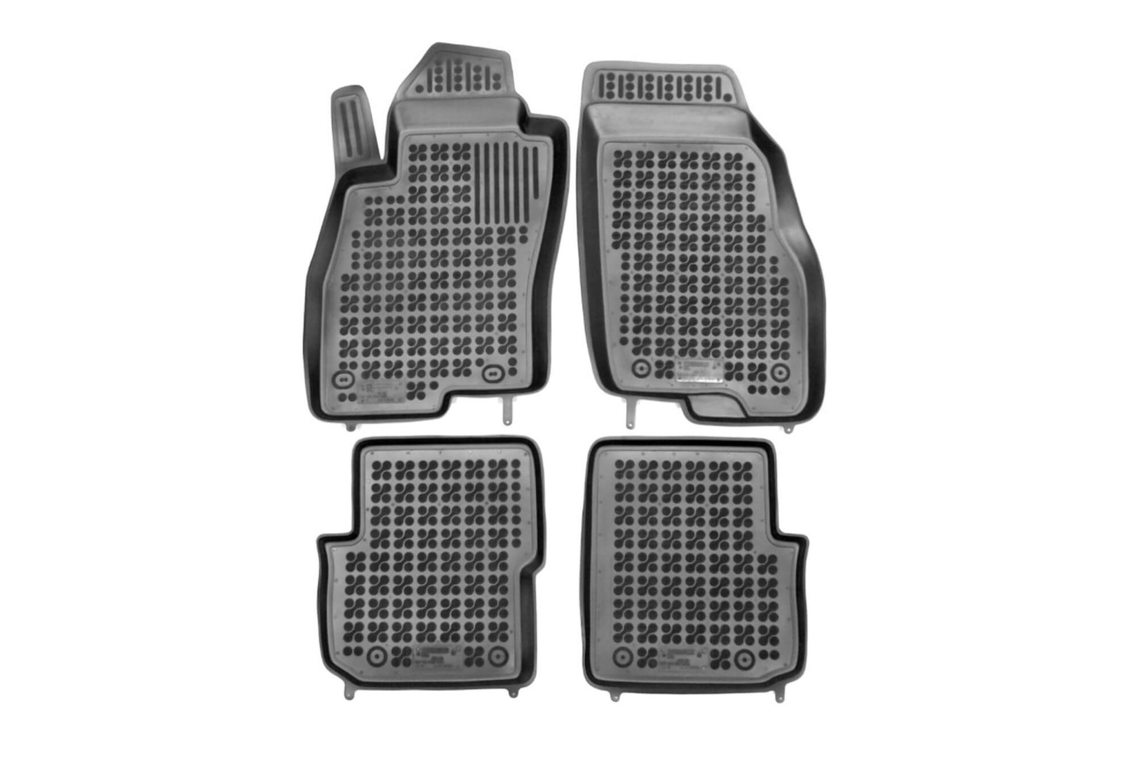 REZAW-PLAST Гумени патосници за Fiat Punto Evo 2009-2012 4 дела црни