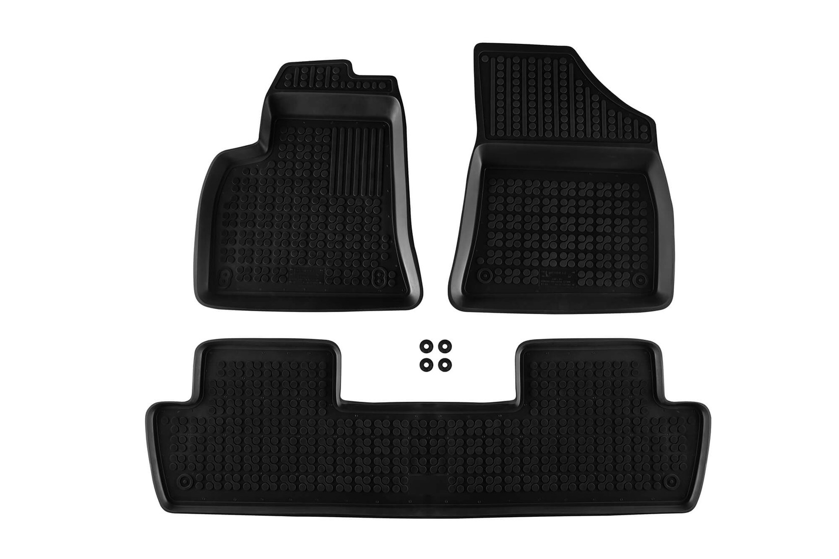 REZAW-PLAST Гумени патосници за Peugeot 5008 2009-2017 3 дела црни