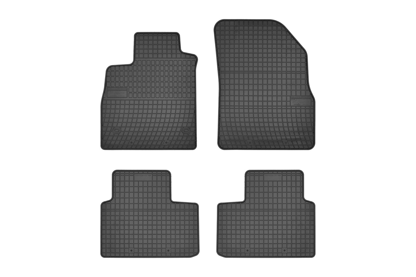 FROGUM Гумени патосници за Renault Twingo 2007-2014 4 дела црни