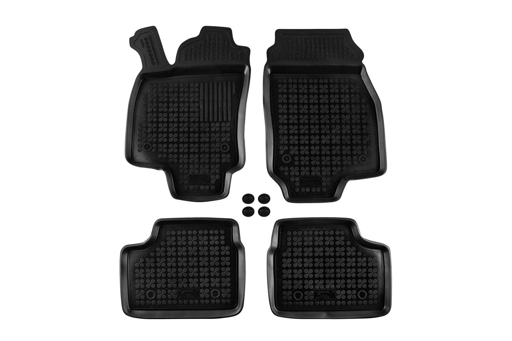 REZAW-PLAST Гумени патосници за Opel Astra H 2004-2014 Astra G 1998-2009 4 дела црни