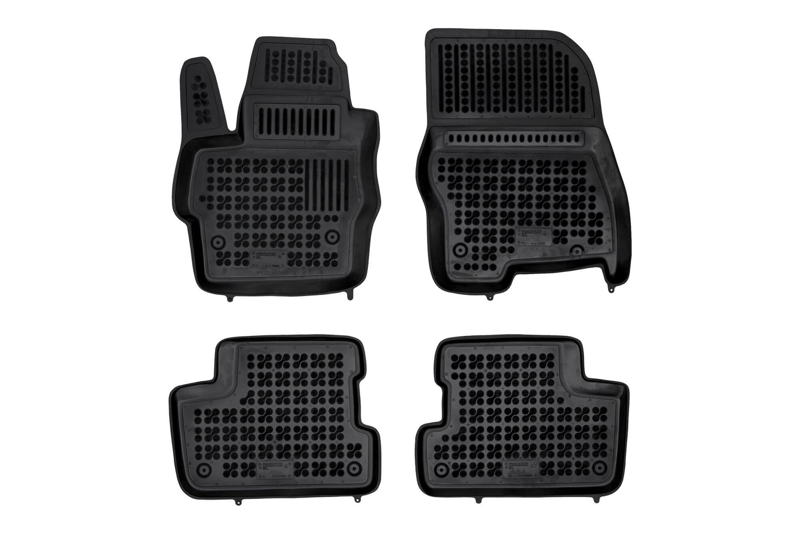 REZAW-PLAST Гумени патосници за Mazda 3 2009-2013 за верзија со против пожарен апарат 4 дела црни