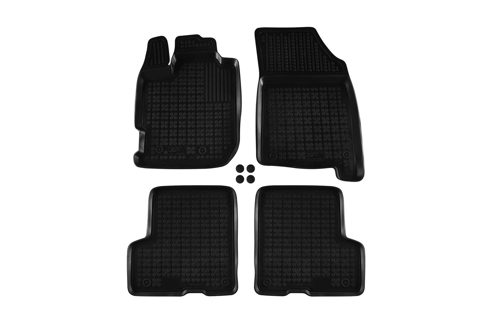 REZAW-PLAST Гумени патосници за Dacia Duster по 2018 година 4 дела црни