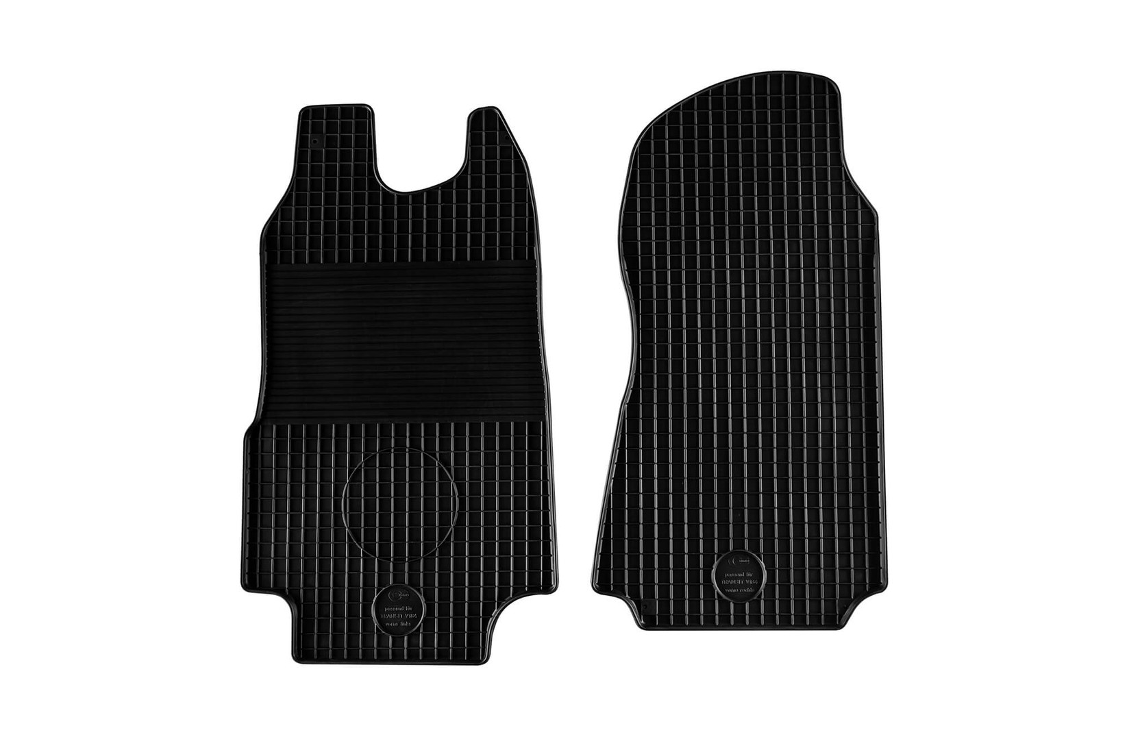 GUMARNY ZUBRI Гумени патосници за Ford Transit 2000-2013 2 дела црни