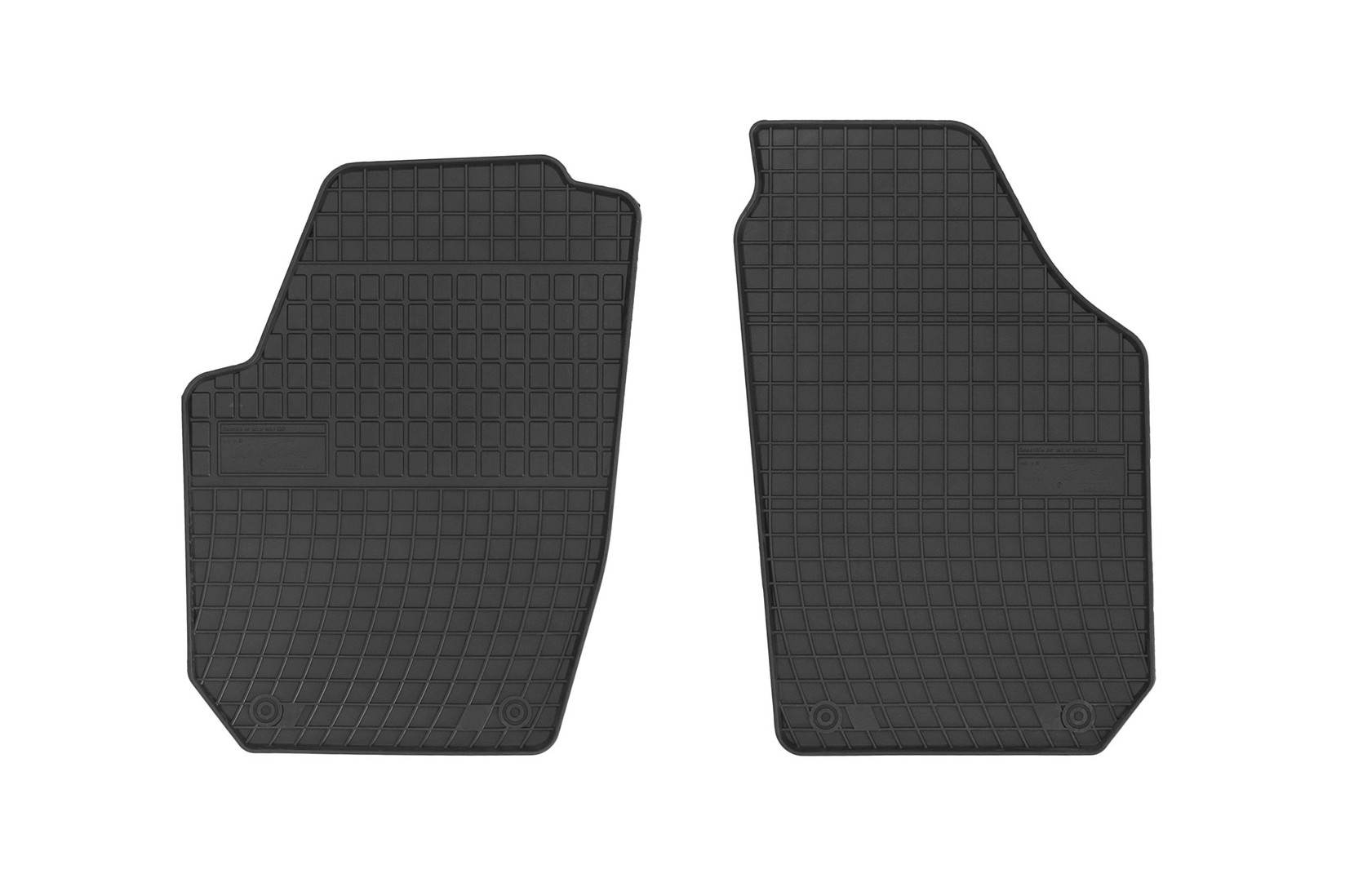 FROGUM Гумени патосници за Skoda Roomster 2006-2015 2 дела црни