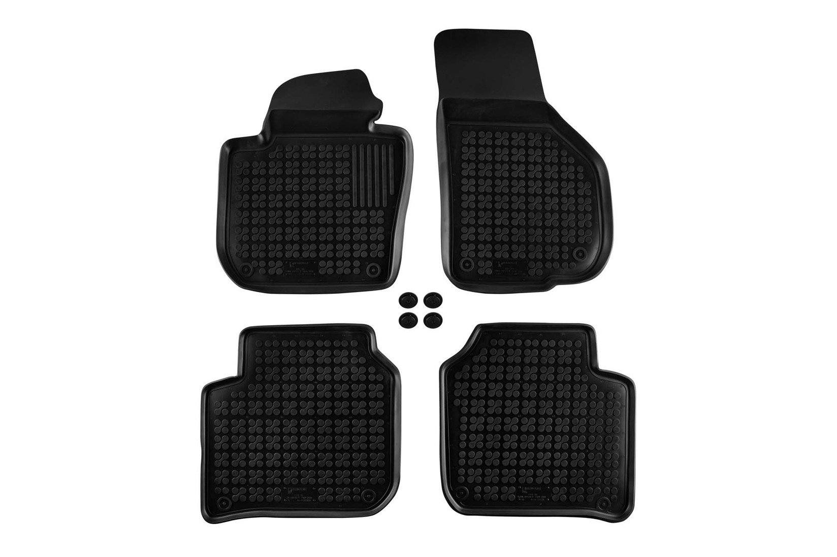 REZAW-PLAST Гумени патосници за Skoda Superb 2008-2015 4 дела црни