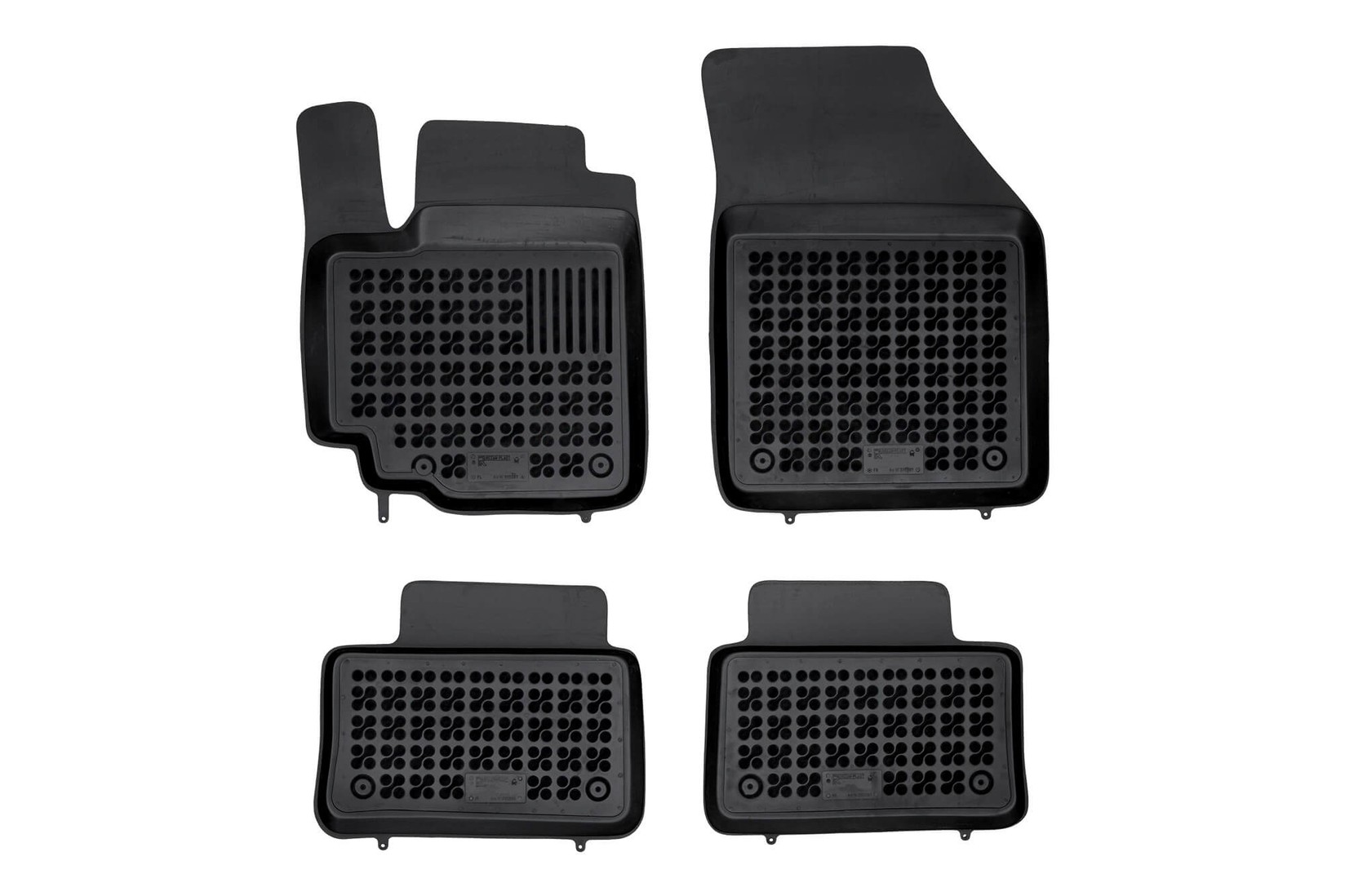 REZAW-PLAST Гумени патосници за Suzuki Alto 2009-2014 5 врати 4 дела црни