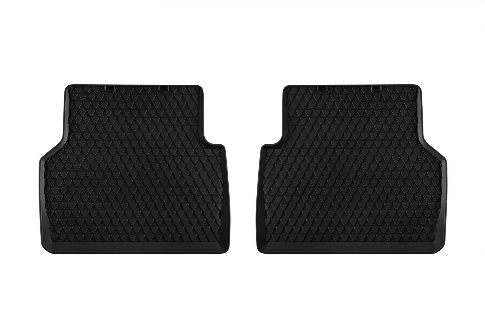VW AG Задни Гумени патосници за VW Tiguan 2007-2017 2 дела црни