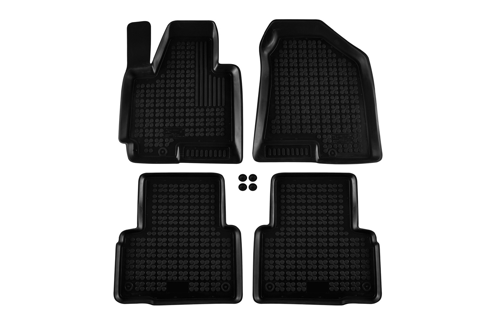 REZAW-PLAST Гумени патосници за Hyundai IX35 2010-2015 4 дела црни