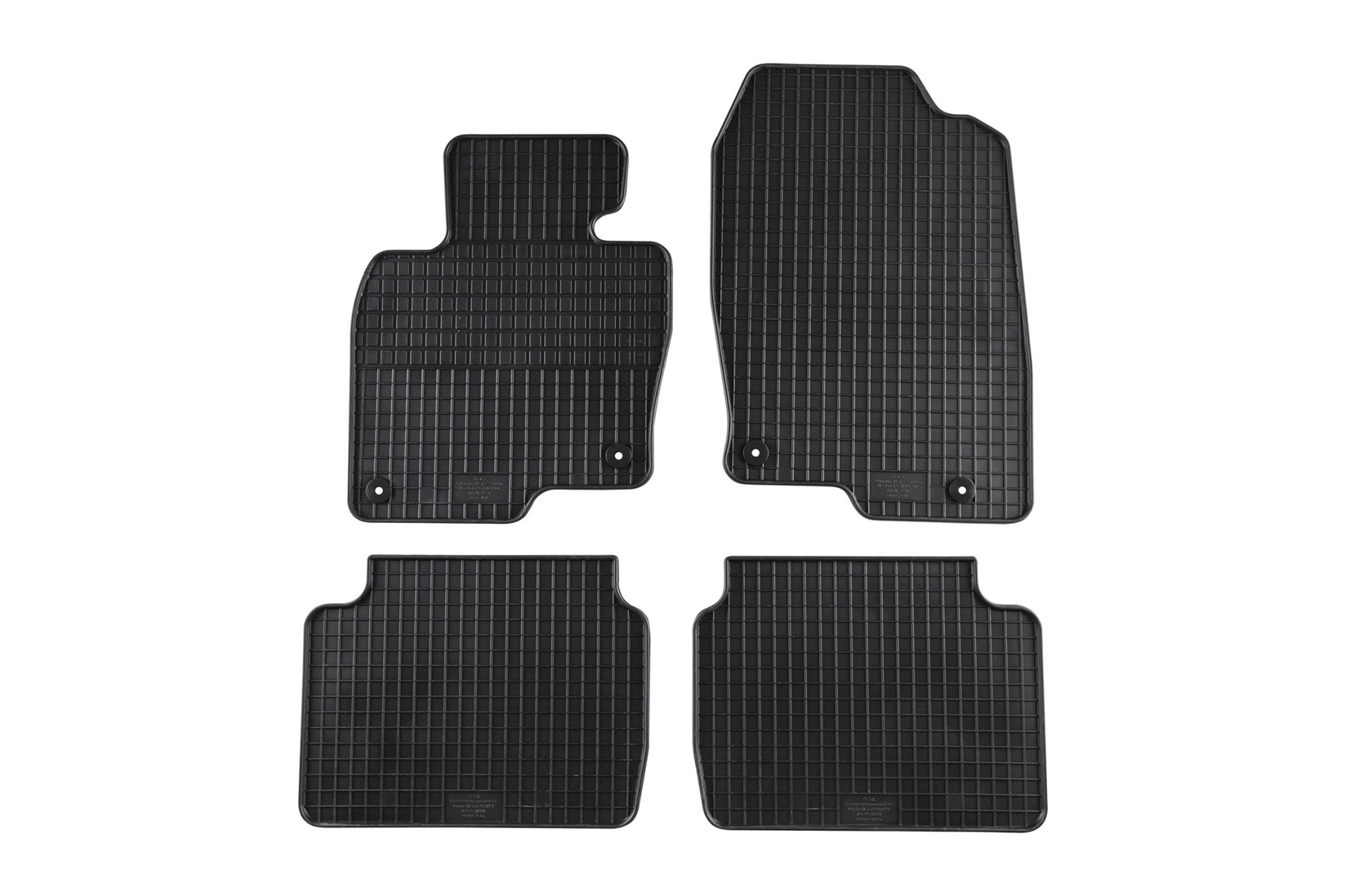 PETEX Гумени патосници за Mazda CX-5 по 2017 година 4 дела црни