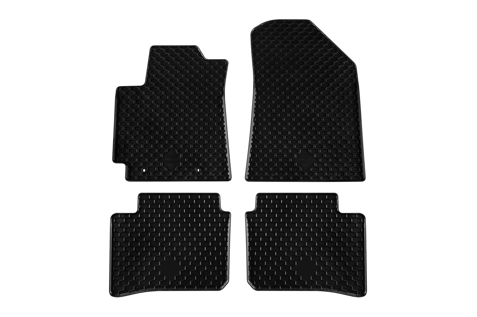 GUMARNY ZUBRI Гумени патосници за Hyundai I10 по 2019 година 4 дела црни
