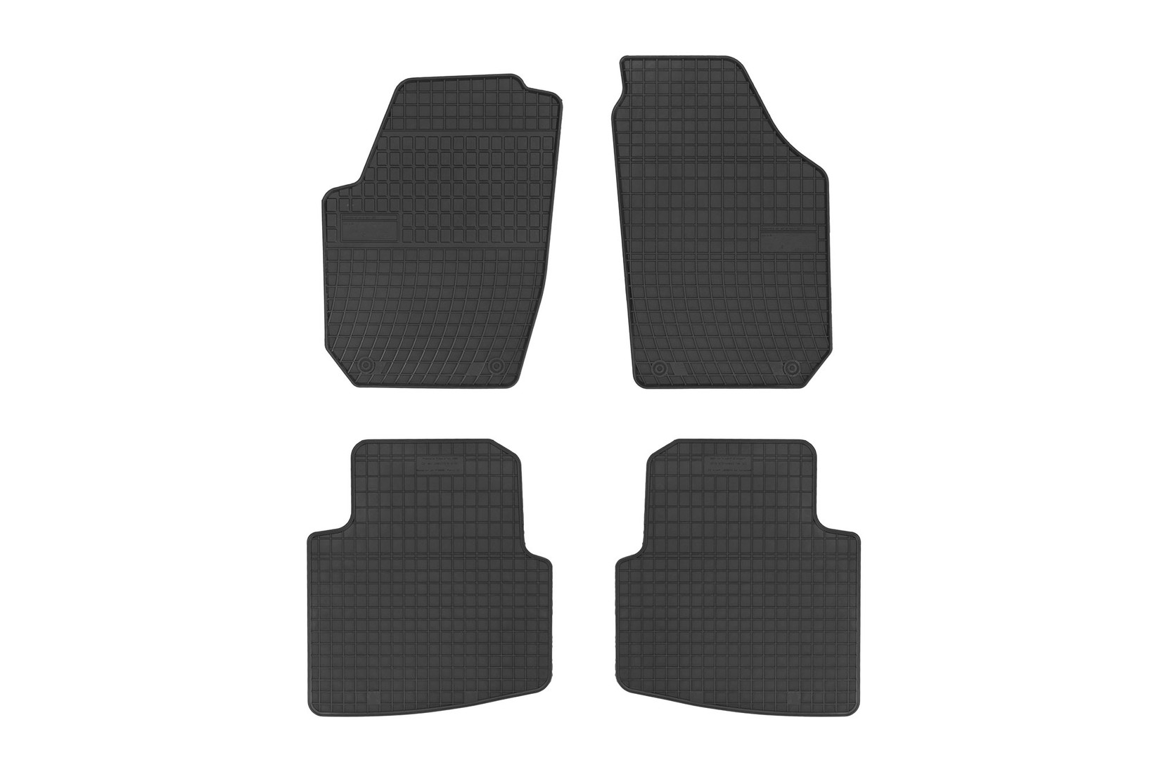 FROGUM Гумени патосници за Skoda Roomster 2006-2015 4 дела црни