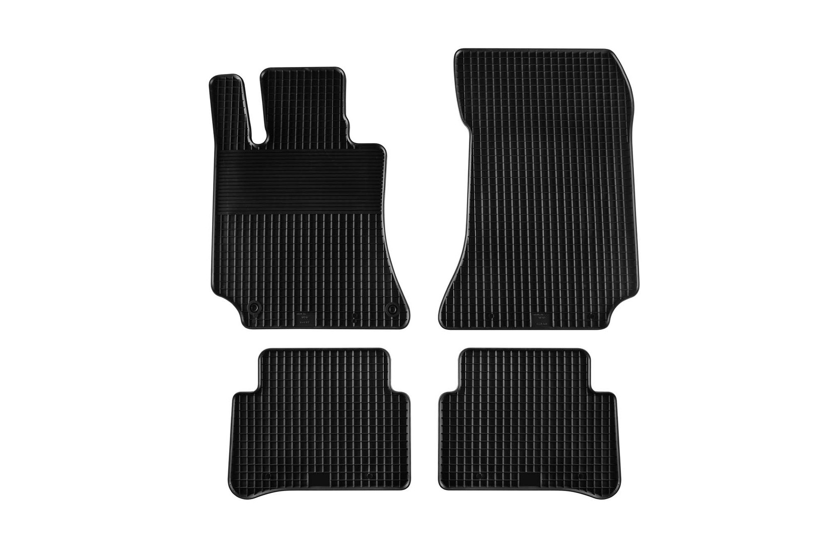 GUMARNY ZUBRI Гумени патосници за Mercedes Е класа W212 седан караван 2009-2016 4 дела црни