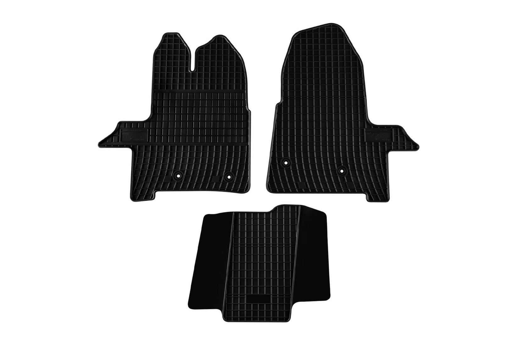 FROGUM Гумени патосници за Ford Transit ван по 2019 година 3 дела црни