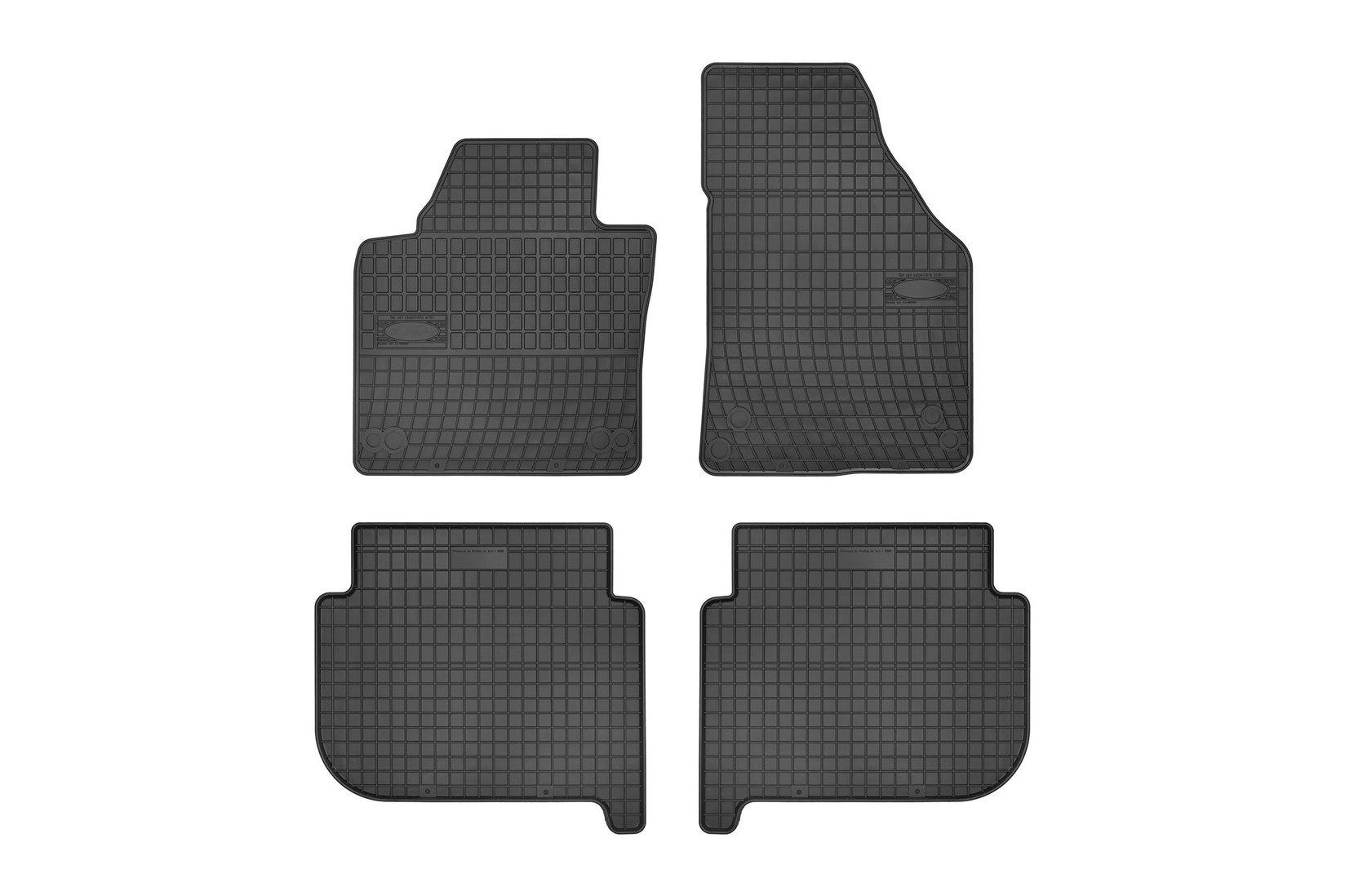 FROGUM Гумени патосници за VW Touran 2003-2010 4 дела црни