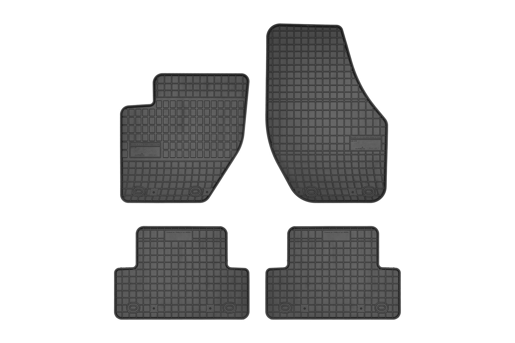 FROGUM Гумени патосници за Volvo V40 2012-2019 4 дела црни