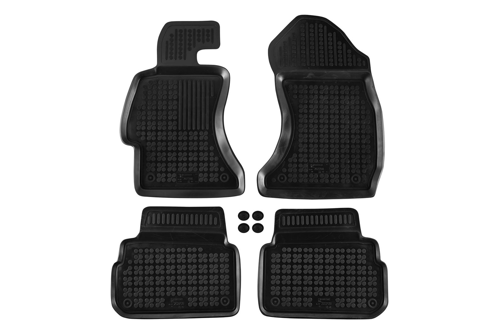 REZAW-PLAST Гумени патосници за Subaru XV по 2017 година 4 дела црни