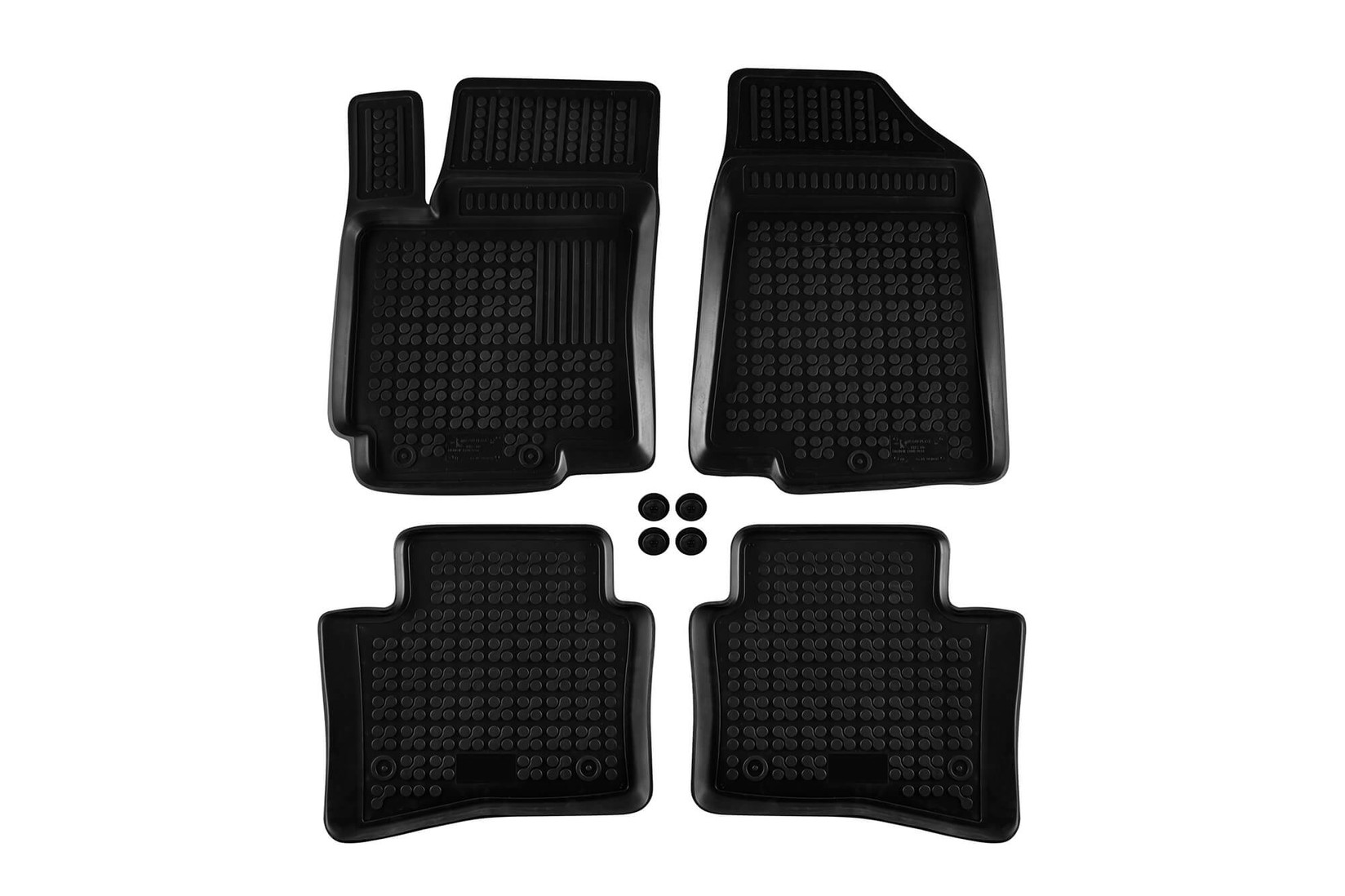 REZAW-PLAST Гумени патосници за Kia Rio 2011-2017 4 дела црни