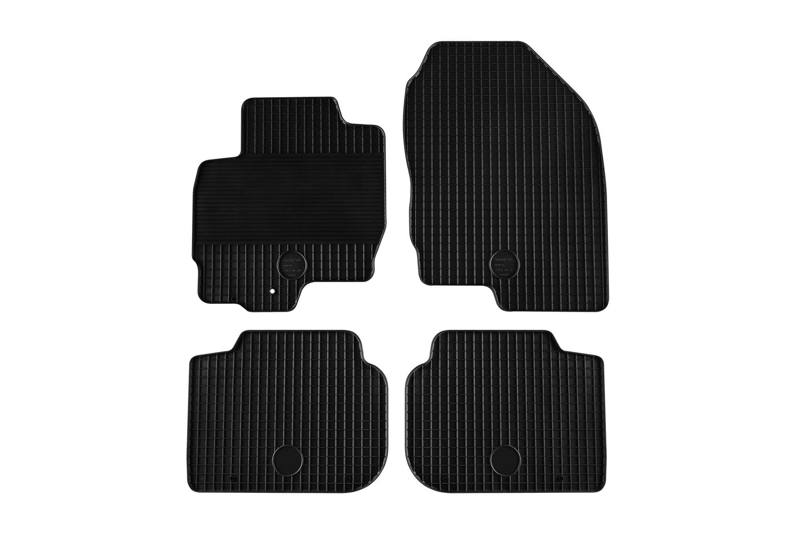 GUMARNY ZUBRI Гумени патосници за Mitsubishi Colt 2004 - 2009 4 дела црни