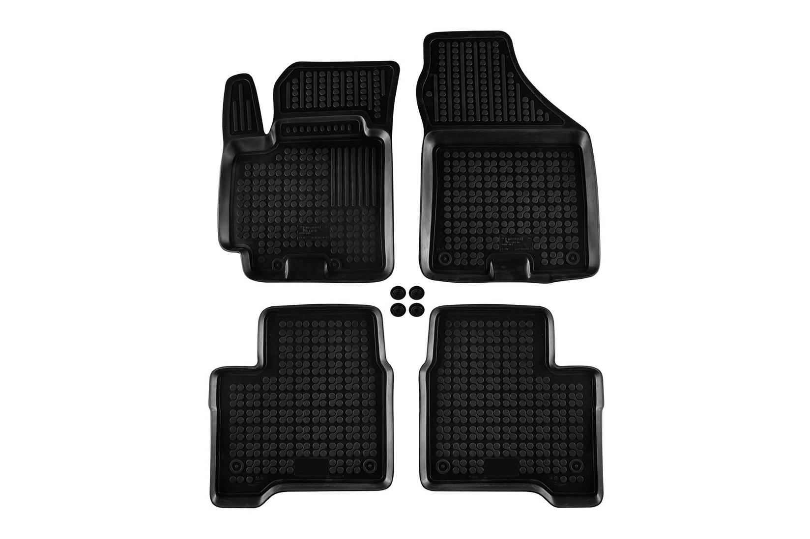 REZAW-PLAST Гумени патосници за Suzuki Swift по 2017 година 4 дела црни