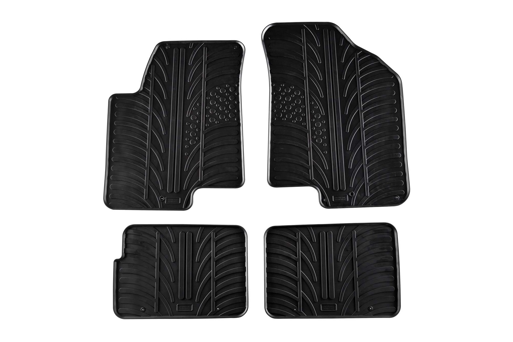 GLEDRING Гумени патосници за Kia Soul 2009-2014 4 дела црни