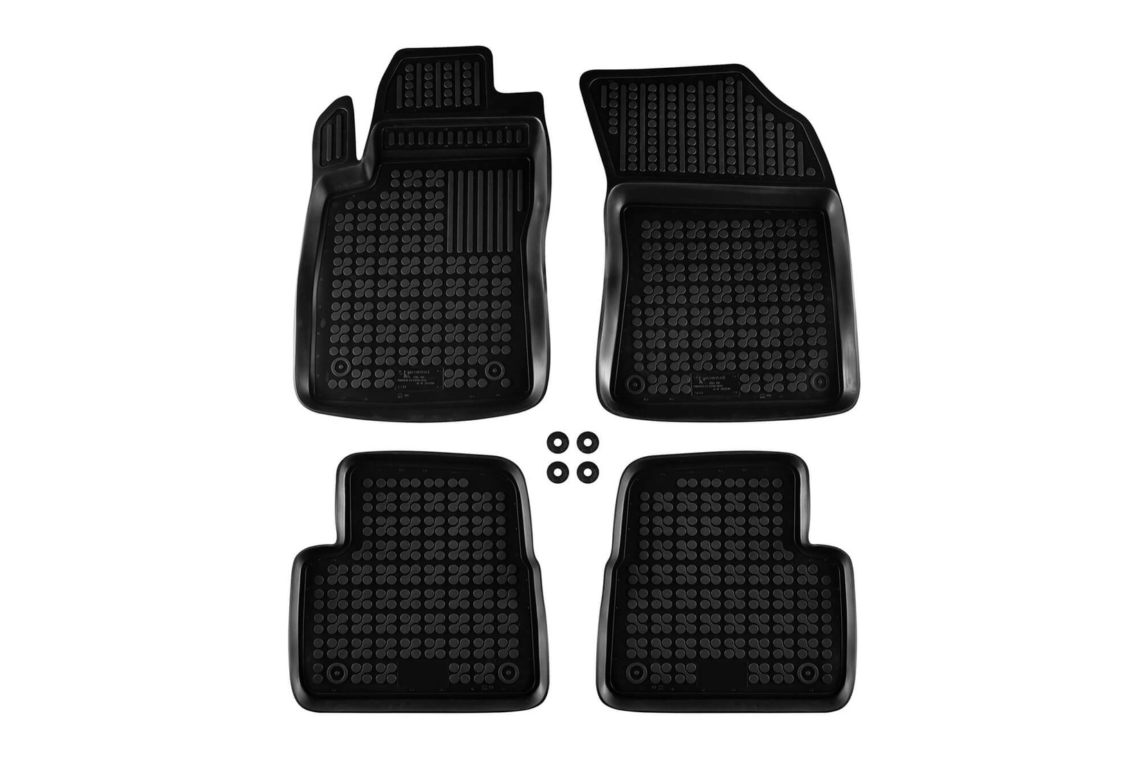 REZAW-PLAST Гумени патосници за Citroen C3 по 2016 година 4 дела црни