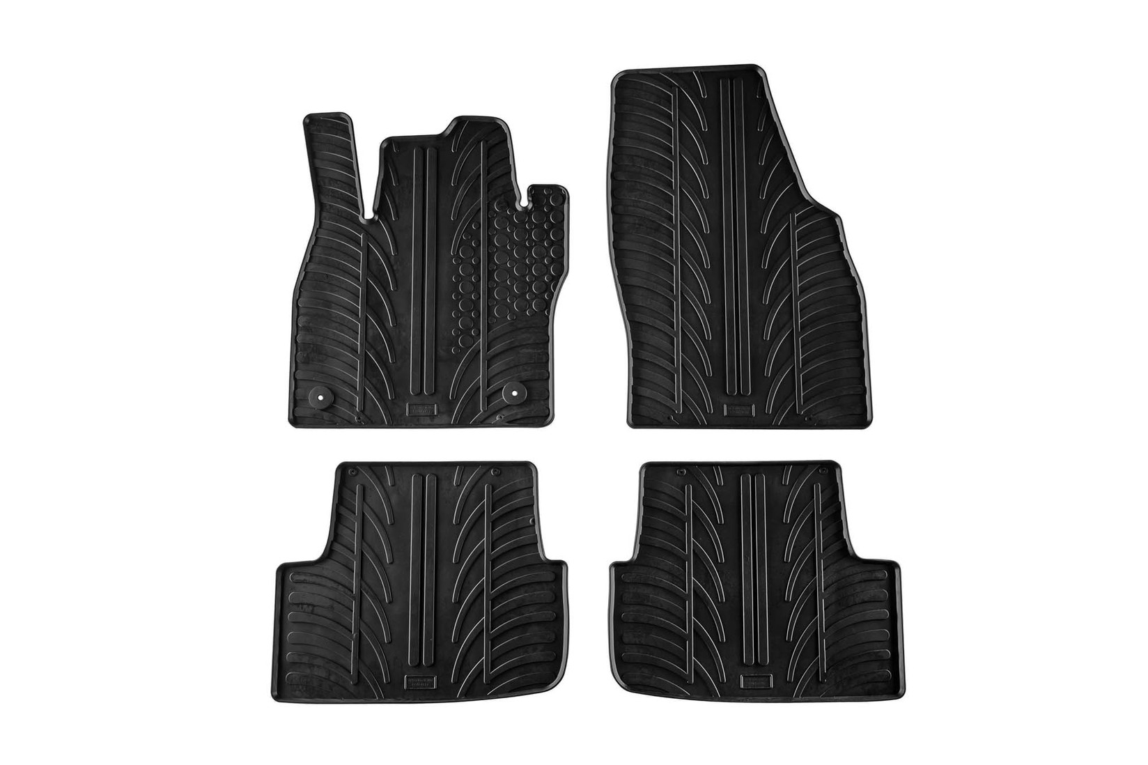 GLEDRING Гумени патосници за Seat Ibiza Arona по 2017 година 4 дела црни