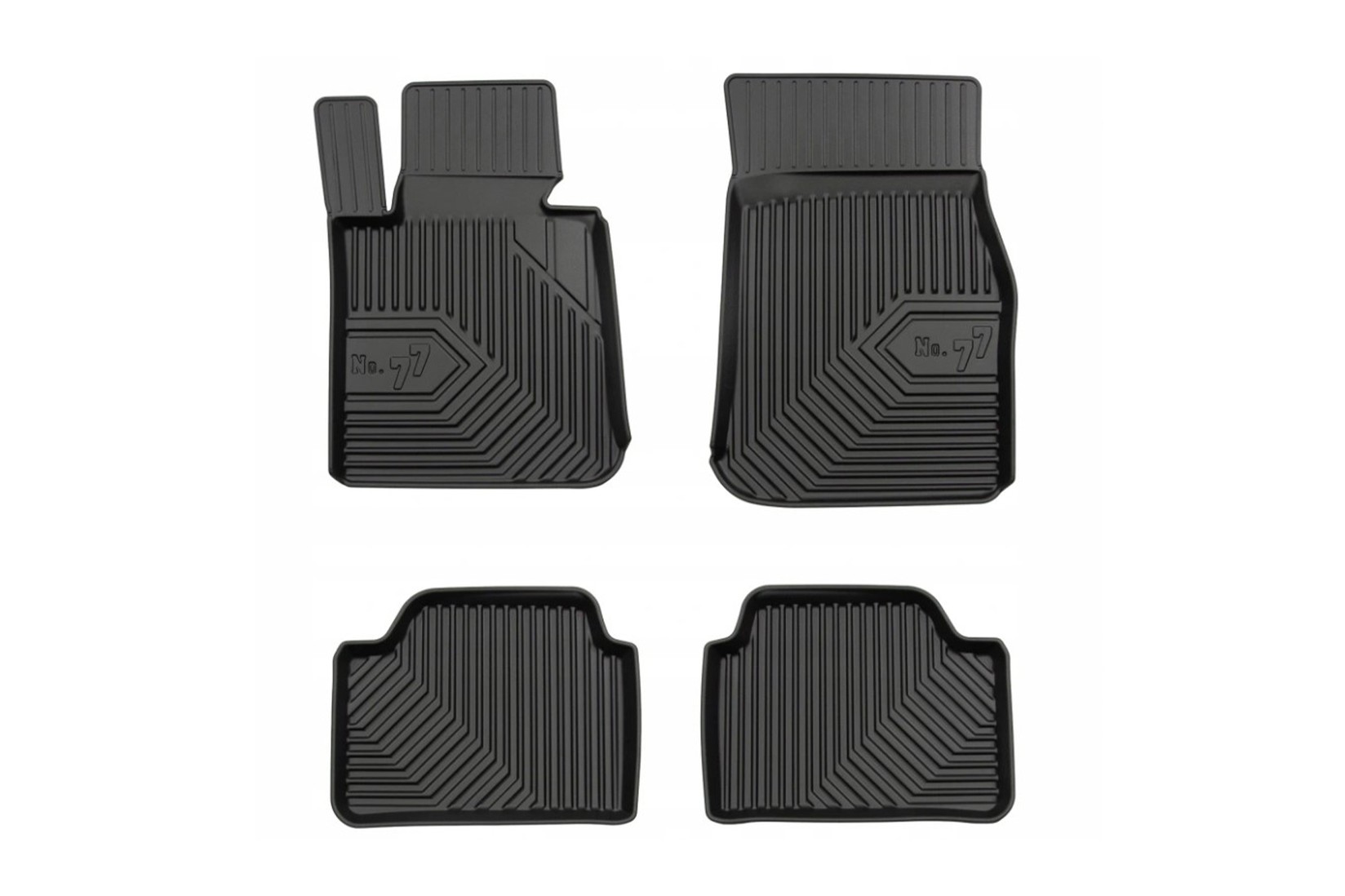 FROGUM 2.5D Гумени патосници модел 77 за BMW серија 1 F20 по 2011 година 4 дела црни