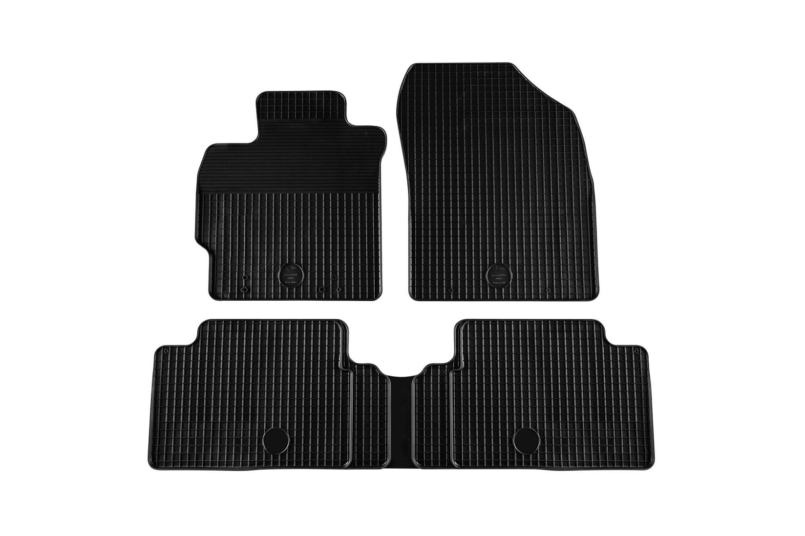 GUMARNY ZUBRI Гумени патосници за Toyota Auris 2007-2012 Corolla 2007-2013 4 дела црни