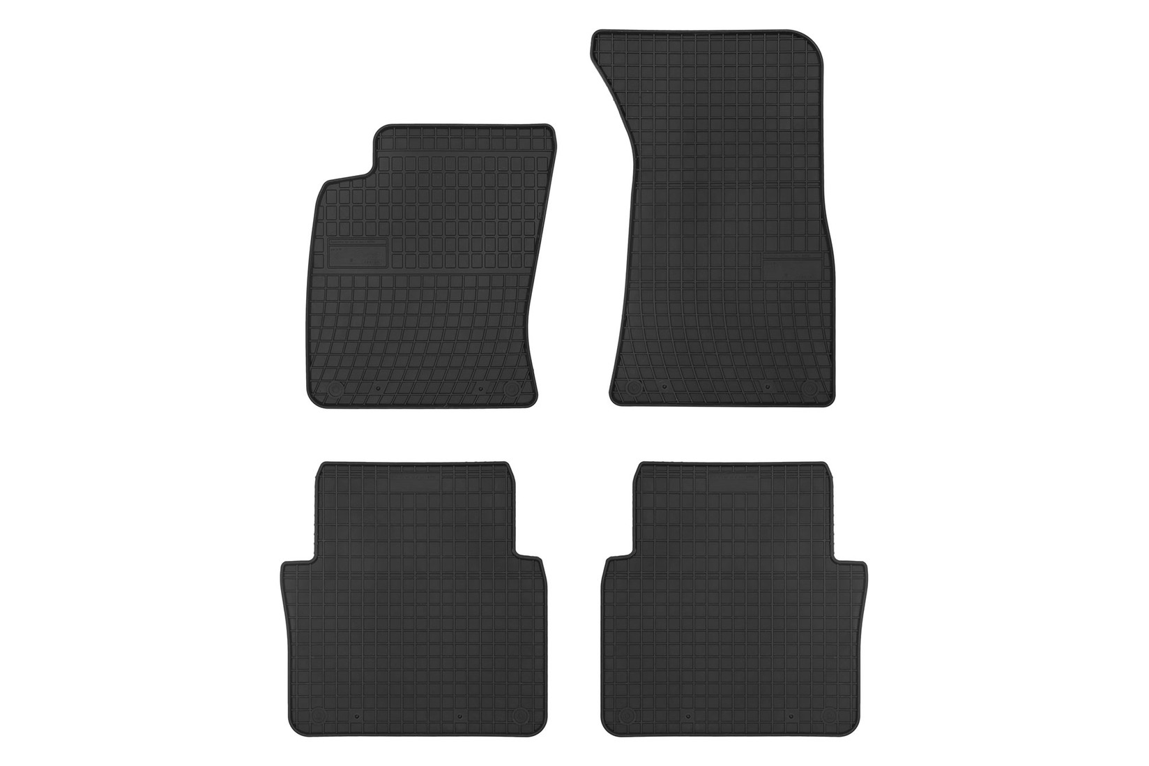 FROGUM Гумени патосници за Audi A8 D3 2002-2009 кратка верзија 4 дела црни
