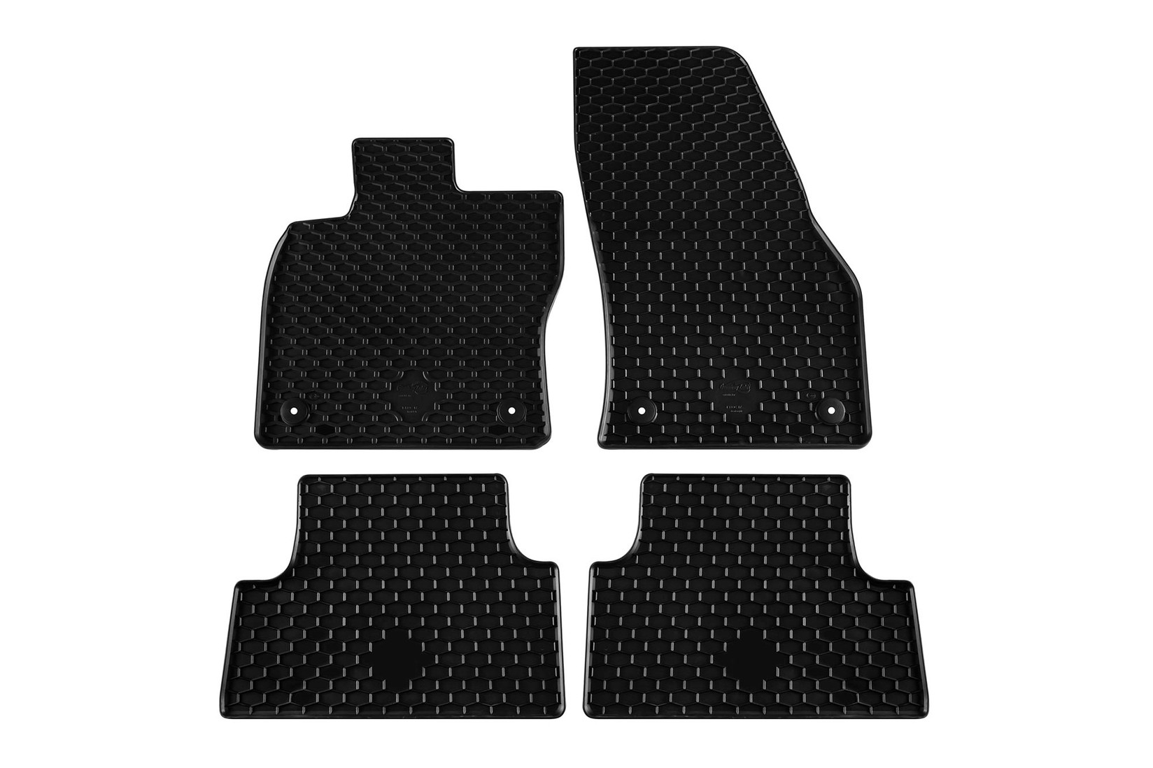 GUMARNY ZUBRI Гумени патосници за VW T-Roc кабрио по 2019 година 4 дела црни