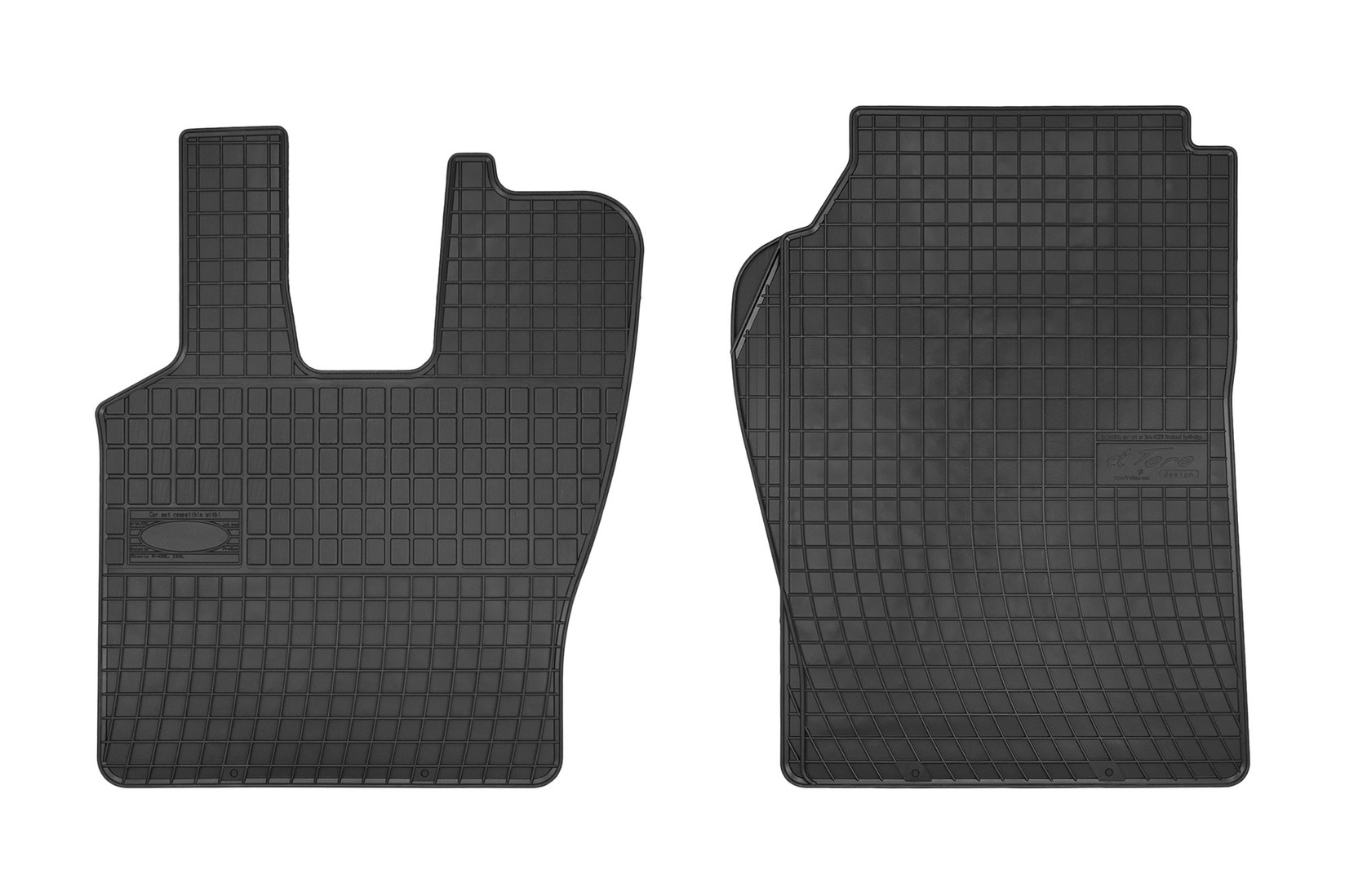 FROGUM Гумени патосници за Scania P по 2004 година 2 дела црни