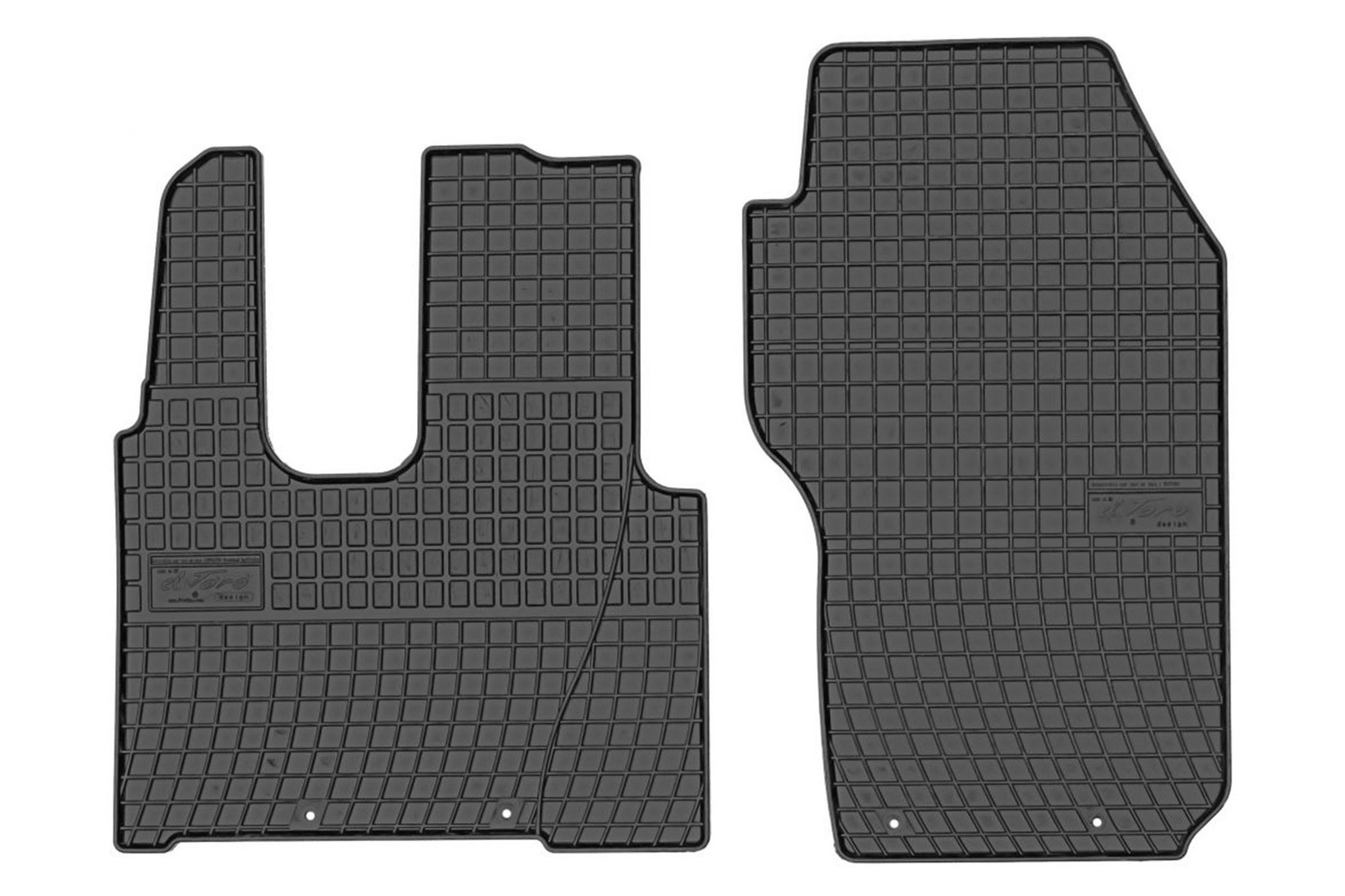 FROGUM Гумени патосници за Mercedes Actros Mp4 без пневматично седиште по 2012 година 2 дела црни