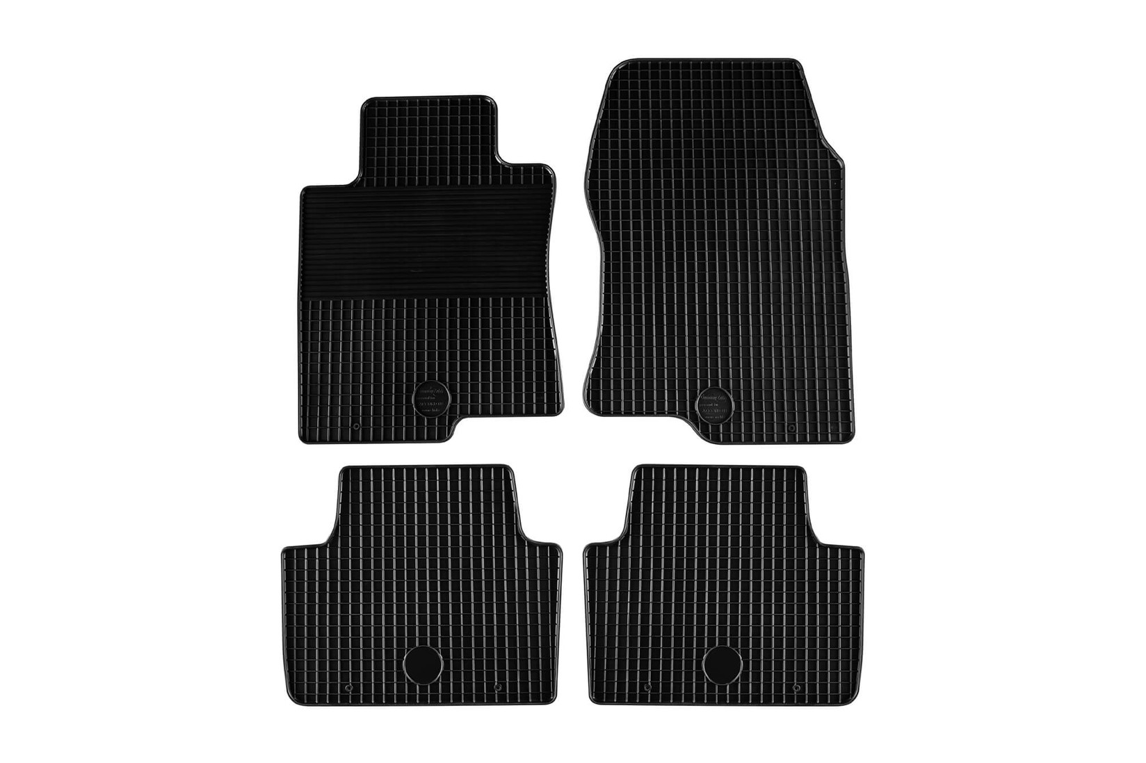 GUMARNY ZUBRI Гумени патосници за Honda Accord 2008-2015 4 дела црни